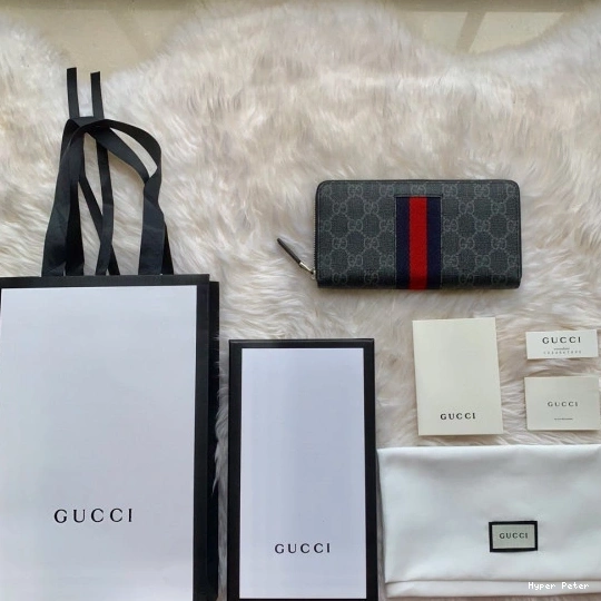 Hyper Peter ZIP AROUND GUCCI LEATHER WALLET 0825
